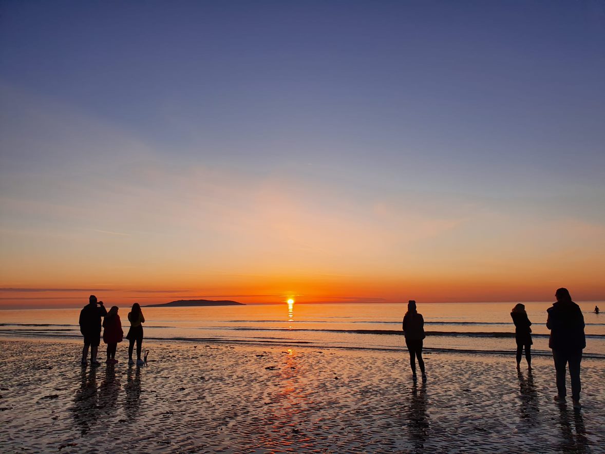 Sunrise at a beach